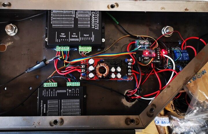 ESP32 Web Controlled Stepper Driver Project